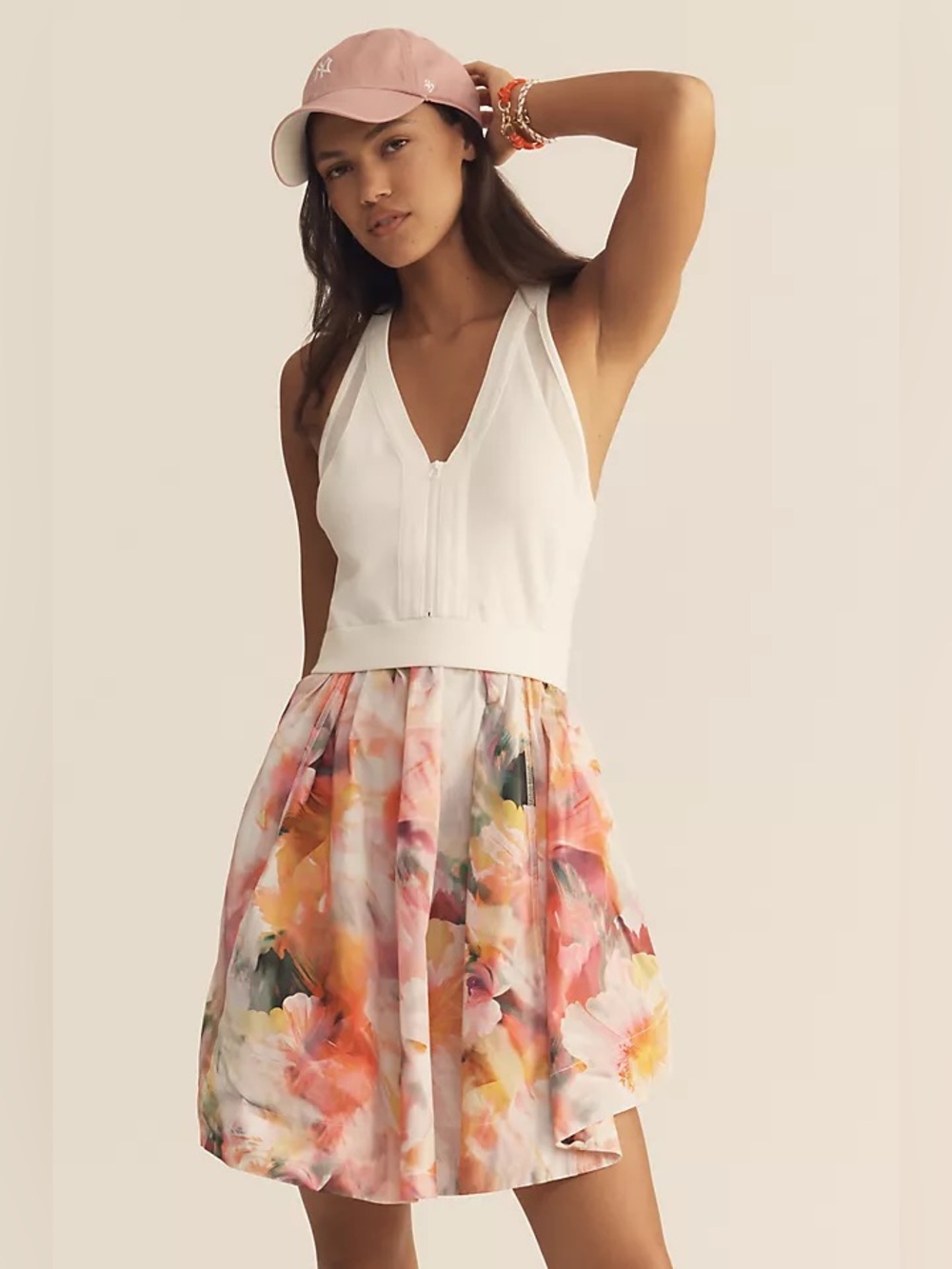 Daily Practice by Anthropologie Sleeveless V-Neck Mini Dress